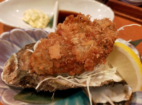 岩牡蠣のカキフライ