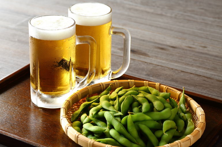 ビールに枝豆
