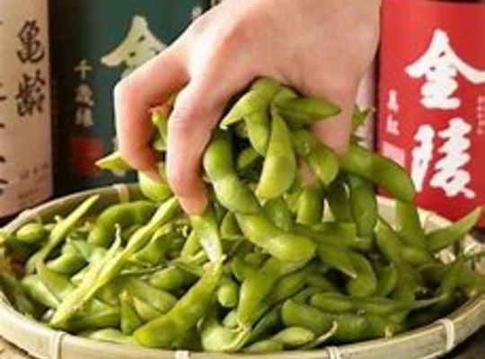 枝豆つかみ取り