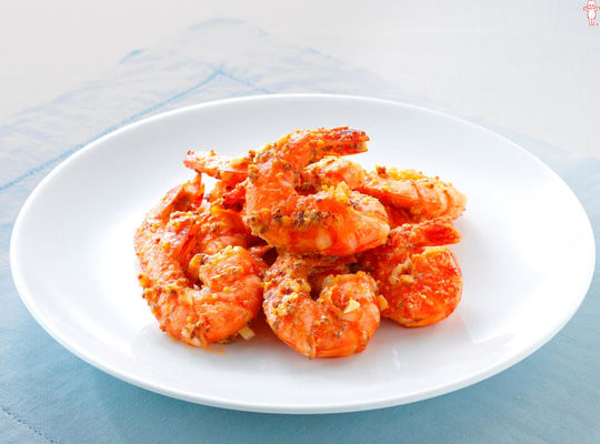 アンチョビガーリックシュリンプ