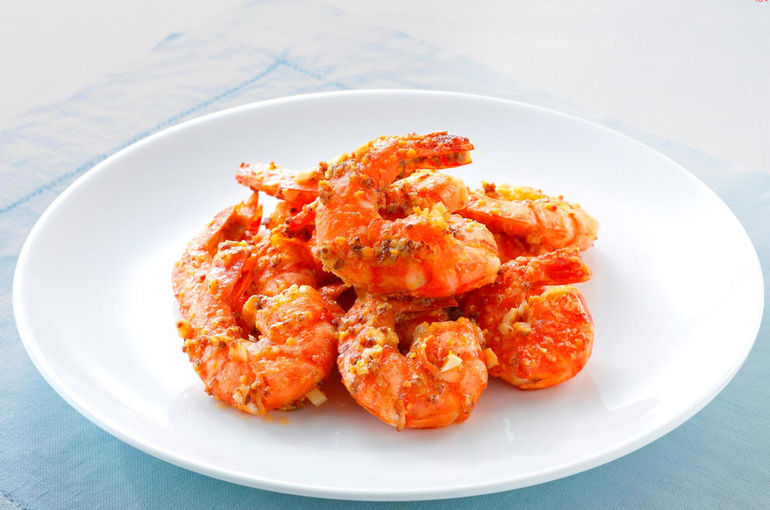 アンチョビガーリックシュリンプ