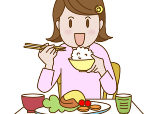 食べて笑って