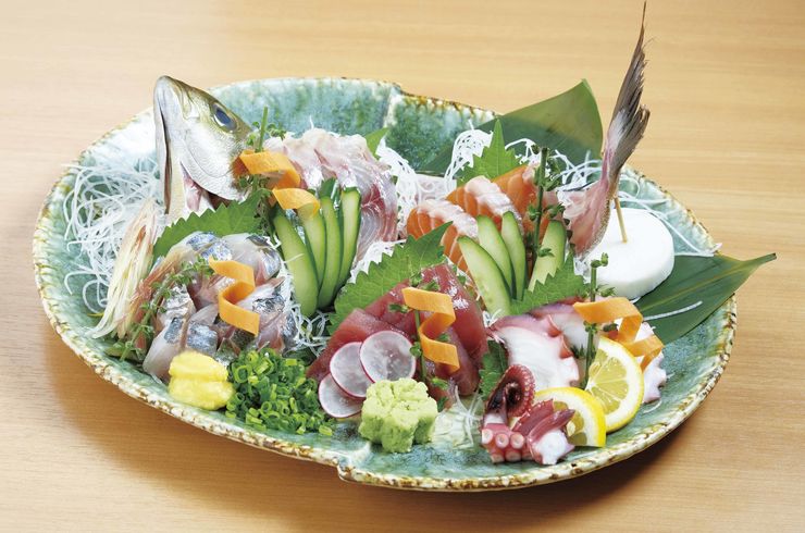 刺身盛り合わせ